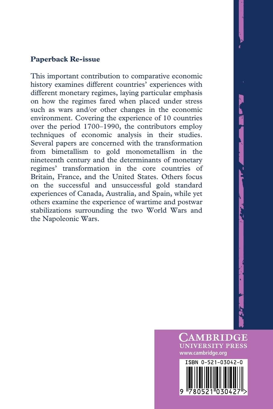 Rückseitencover Monetary Regimes in Transition
