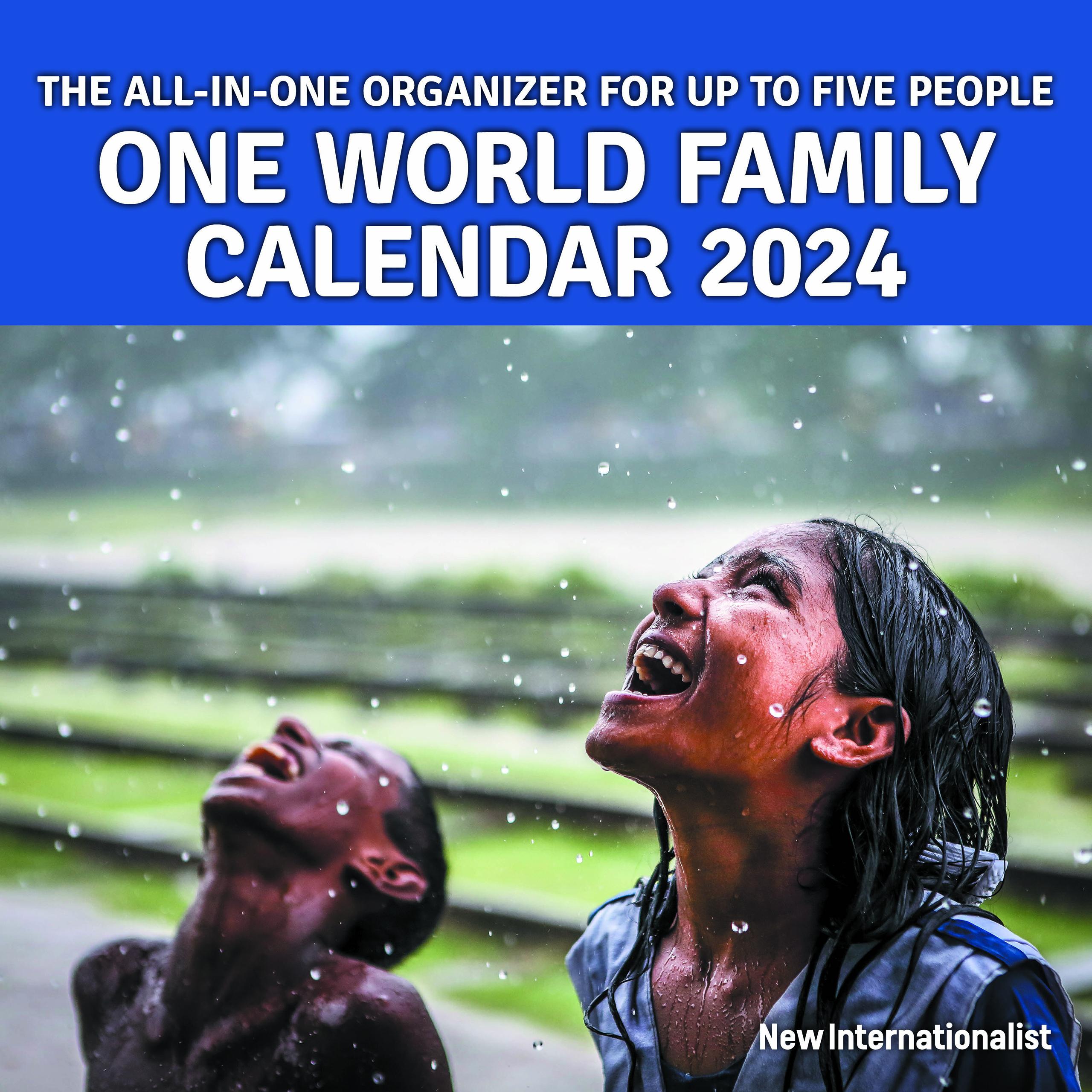 Vorderes Coverbild One World Family Calendar 2024