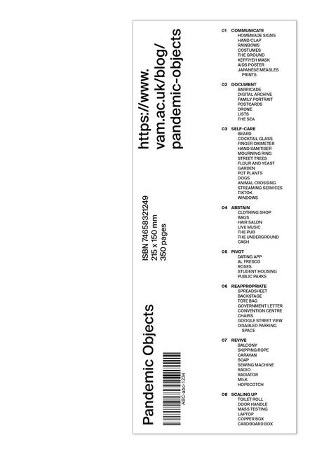 Vorderes Coverbild Pandemic Objects