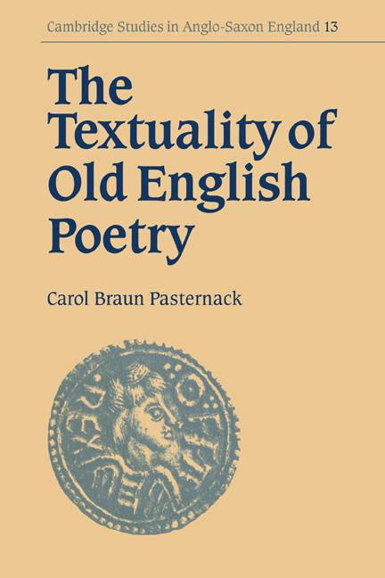 Vorderes Coverbild The Textuality of Old English Poetry