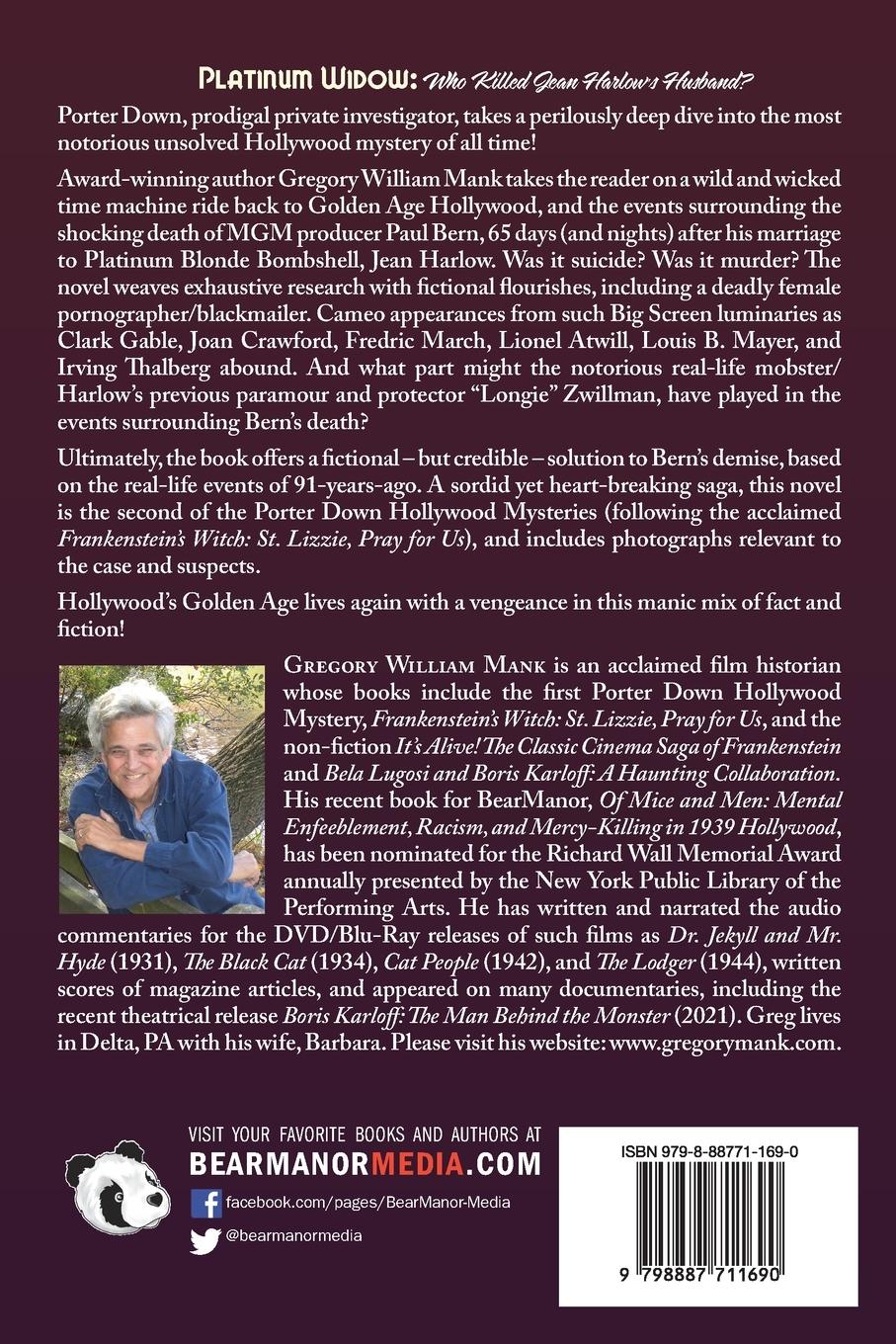 Rückseitencover Platinum Widow