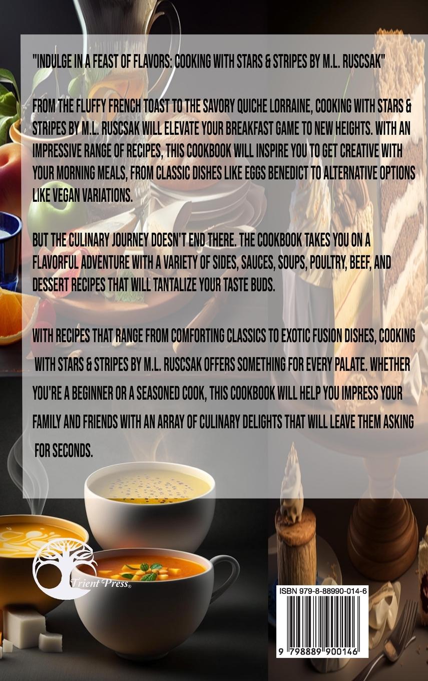 Rückseitencover Cooking with the Stars & Stripes