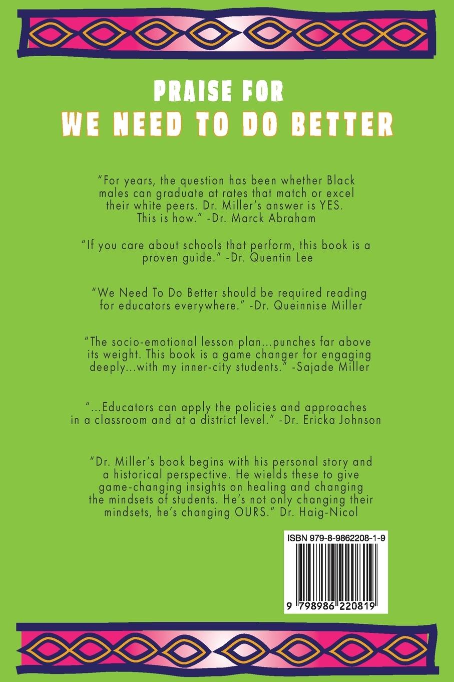 Rückseitencover We Need to Do Better 2.0 - Teacher's Edition