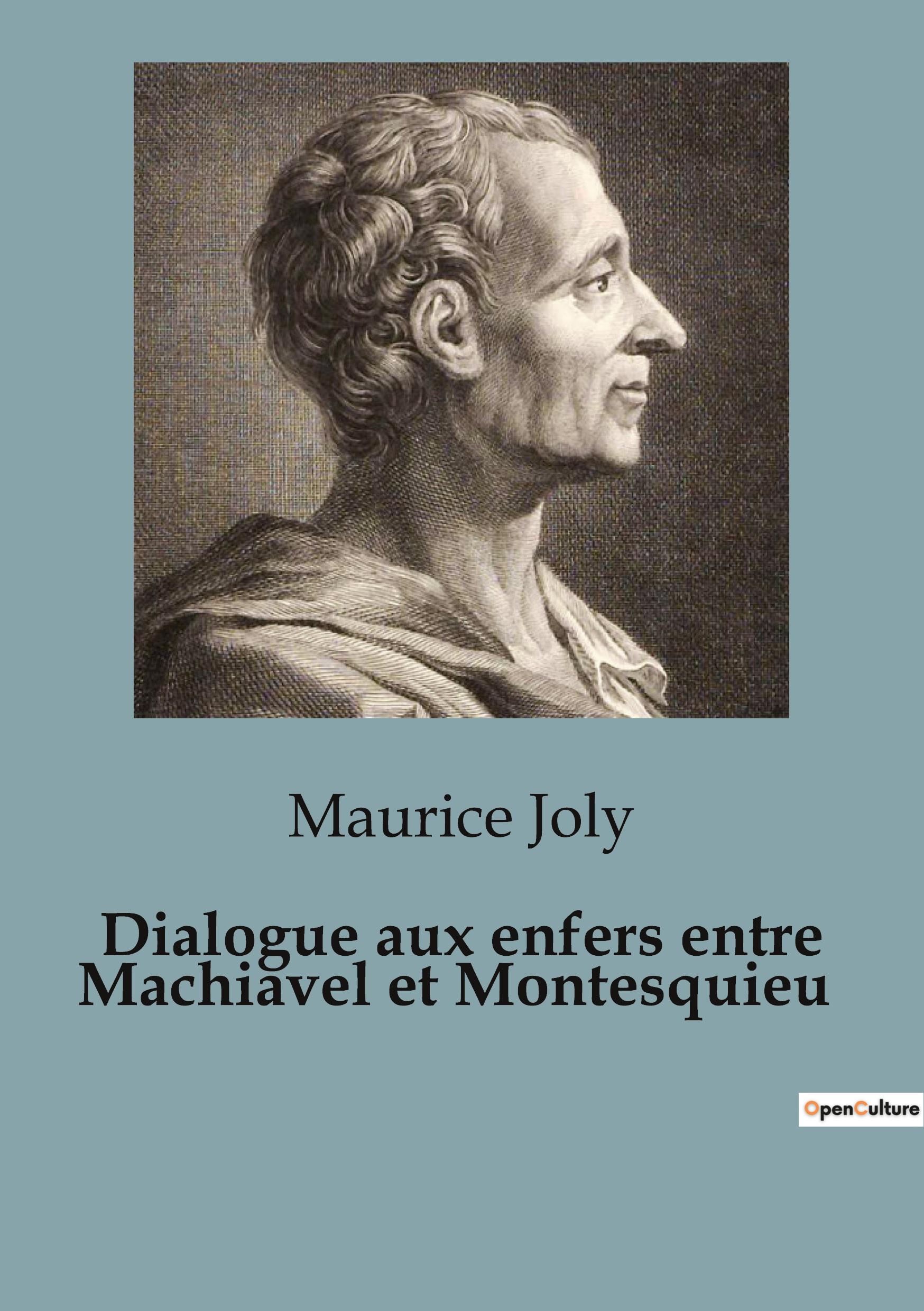 Vorderes Coverbild Dialogue aux enfers entre Machiavel et Montesquieu