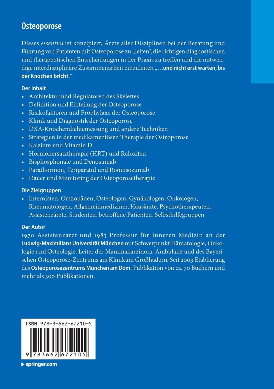 Rückseitencover Osteoporose
