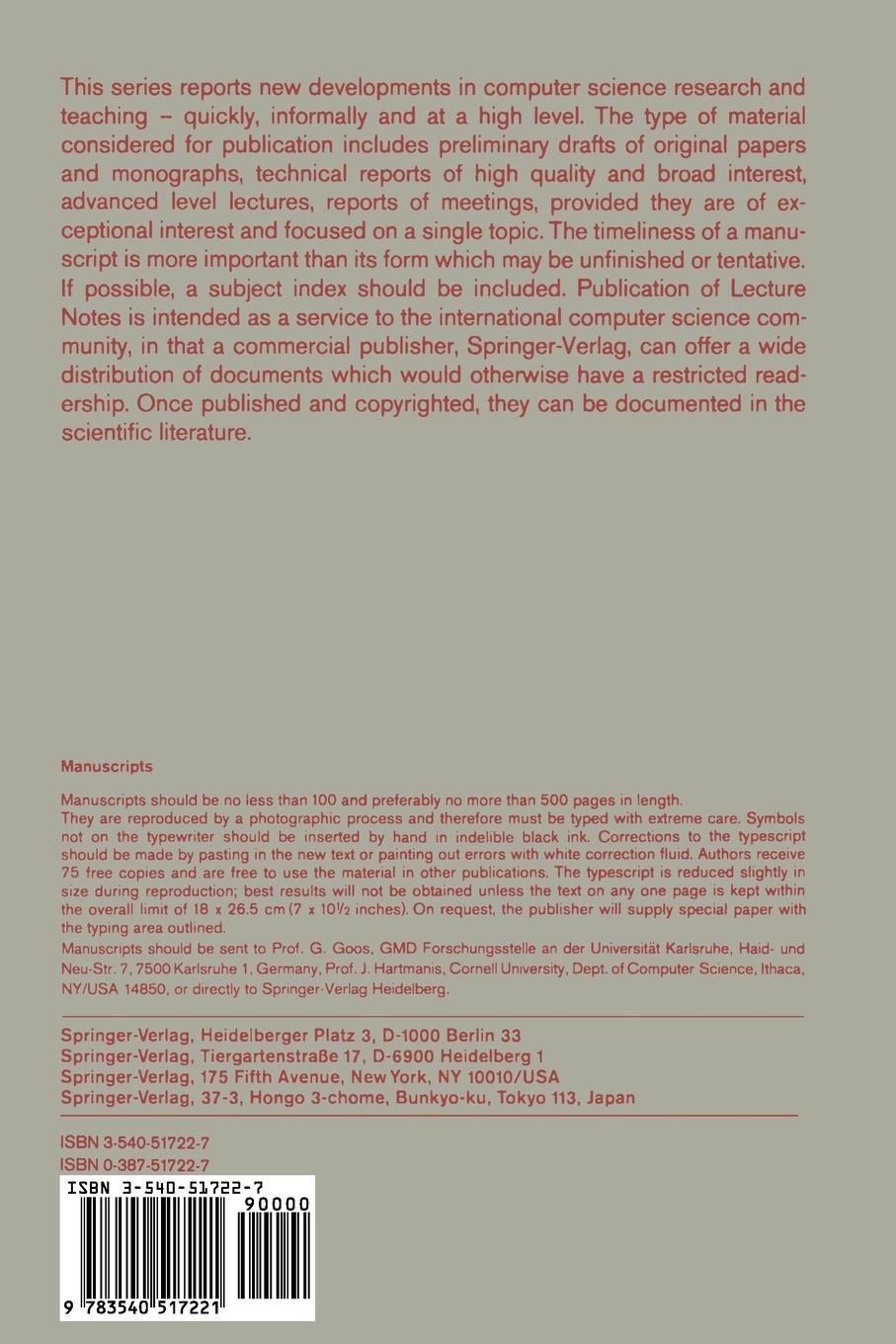 Rückseitencover Categorical Methods in Computer Science