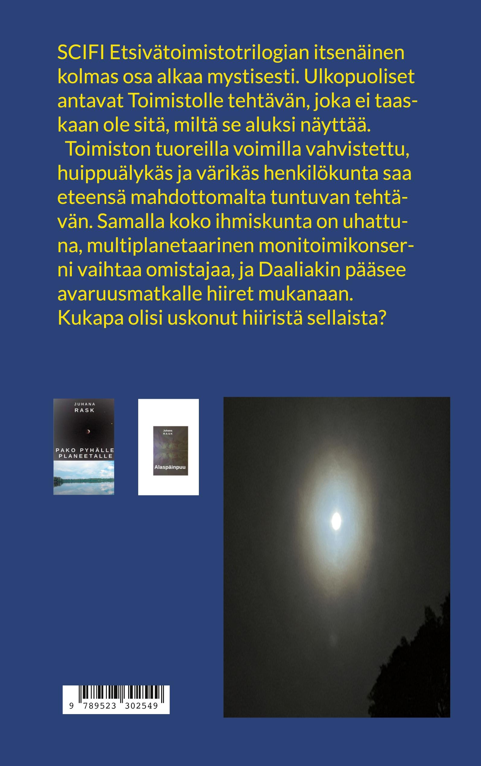 Rückseitencover Daalia ja Theseus