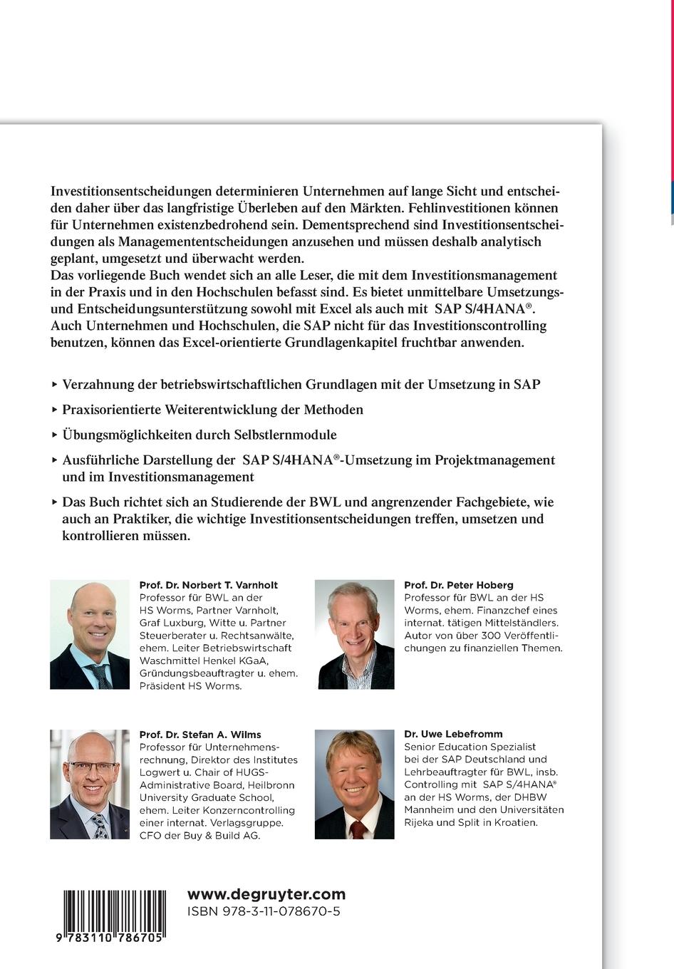 Rückseitencover Investitionsmanagement