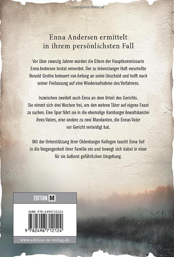 Rückseitencover Enna Andersen und die verlorene Zeit