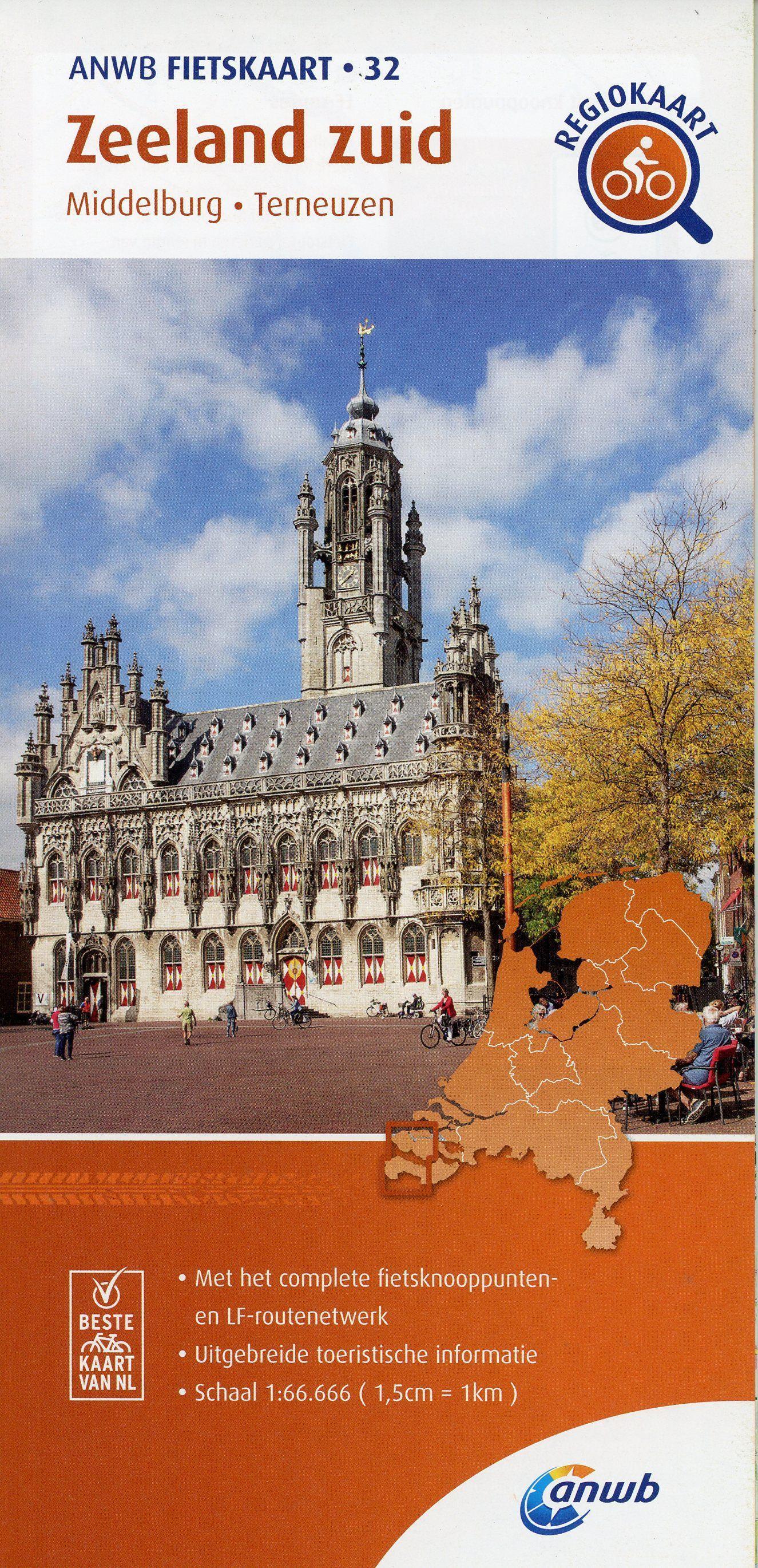 Vorderes Coverbild Zeeland zuid (Middelburg / Terneuzen) 1 : 66 000