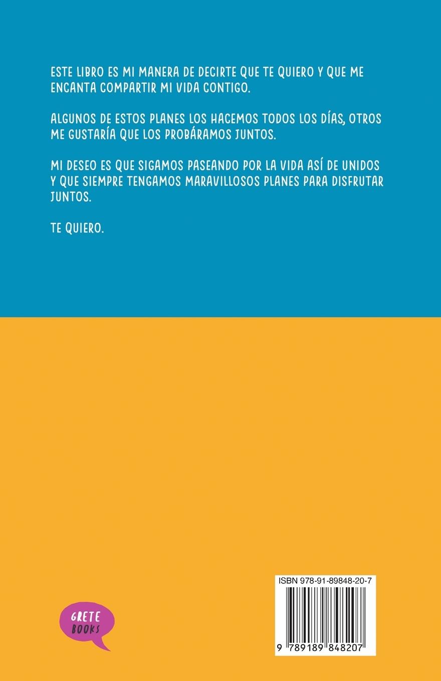 Rückseitencover 40 planes que quiero hacer siempre contigo