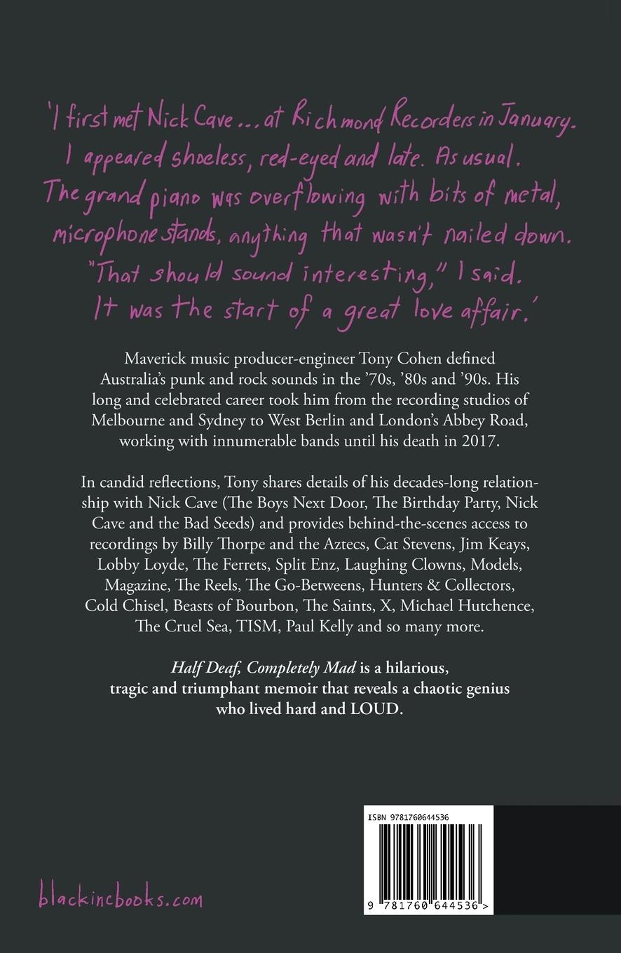 Rückseitencover Half Deaf, Completely Mad