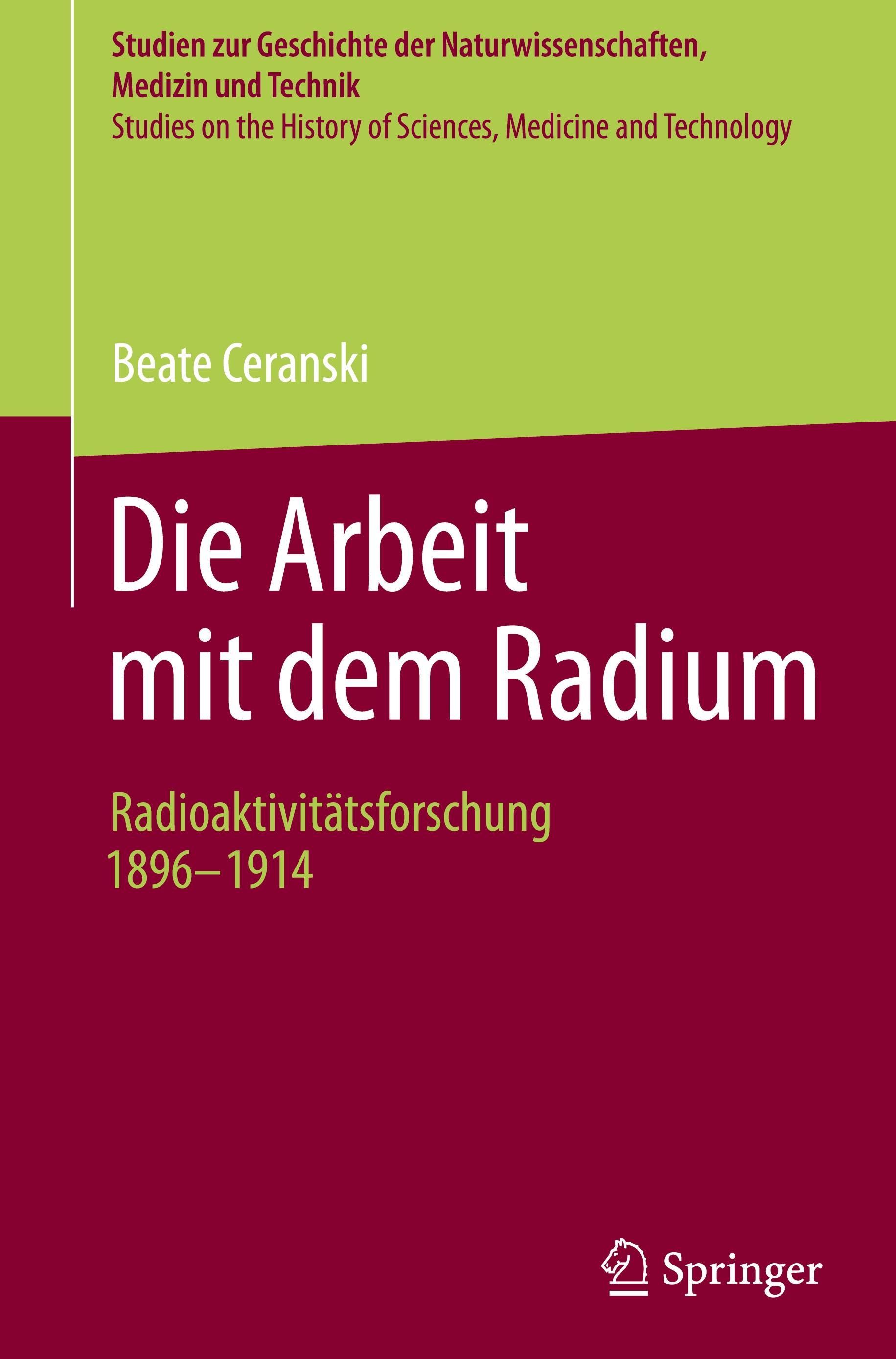 Vorderes Coverbild Die Arbeit mit dem Radium