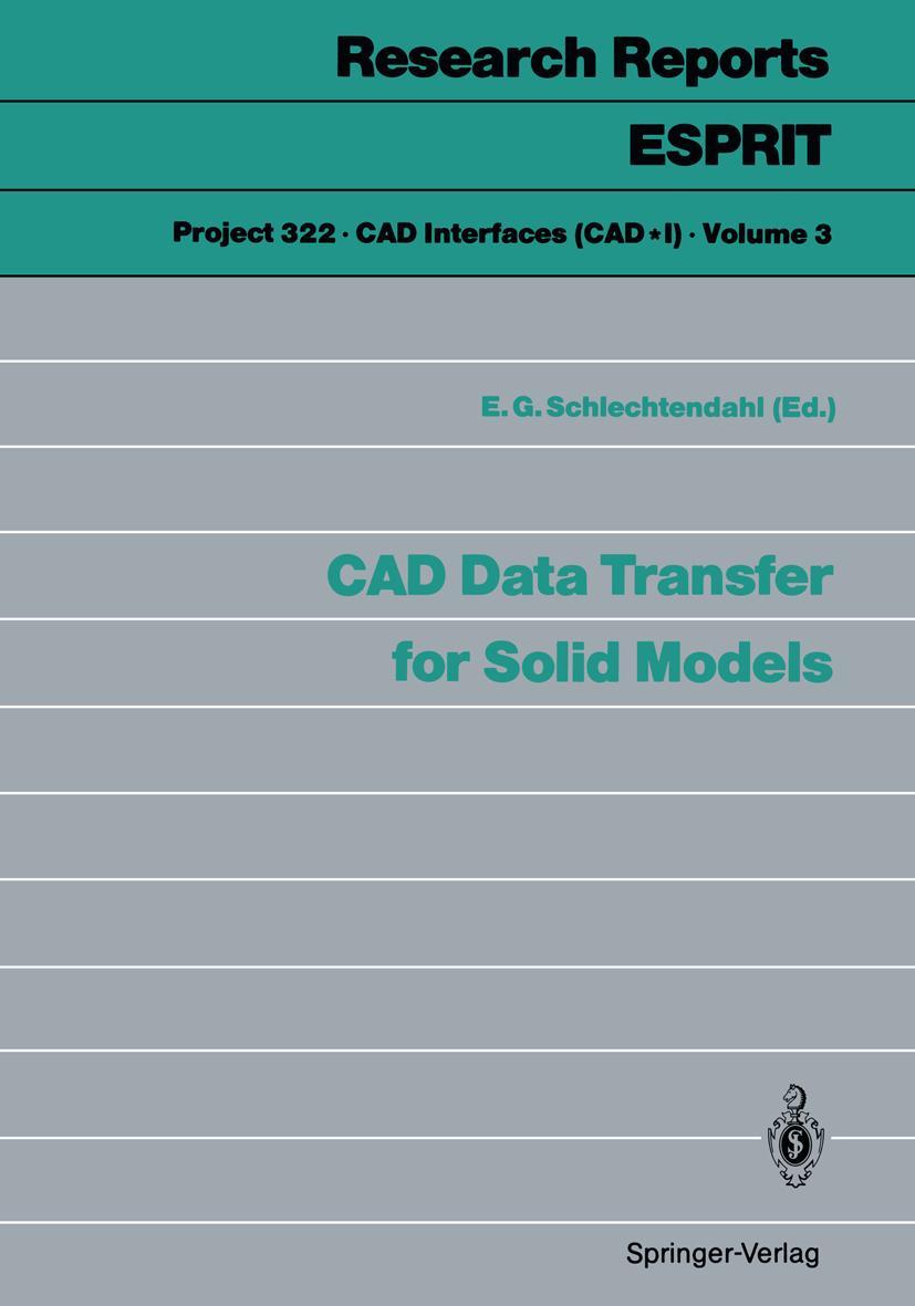 Vorderes Coverbild CAD Data Transfer for Solid Models