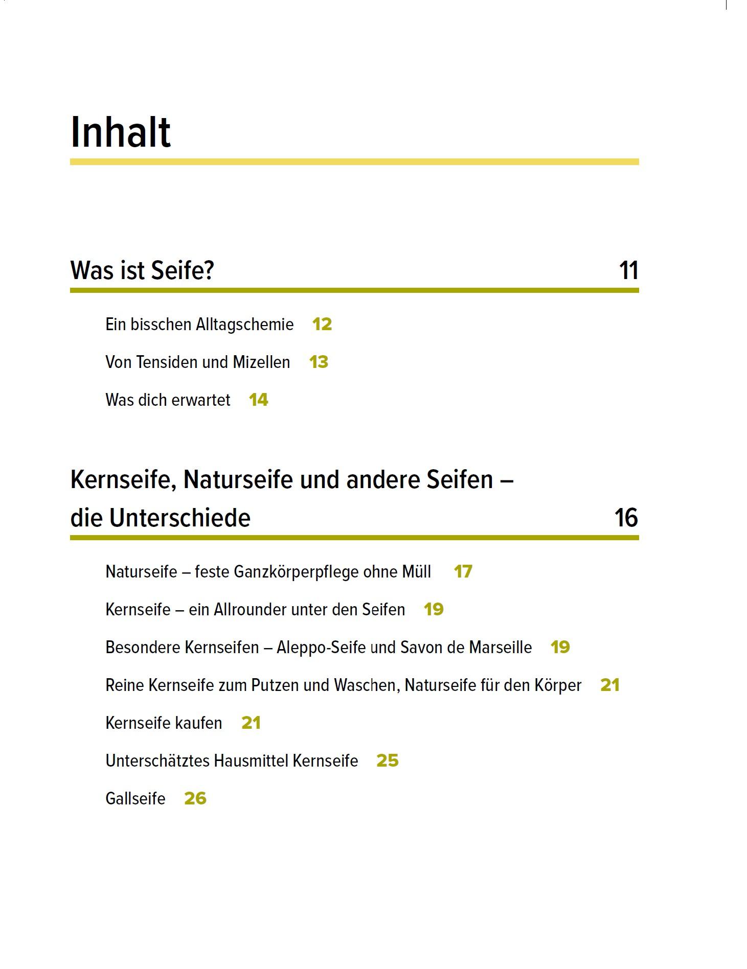 Beispielinhalt (Bild) Seife.