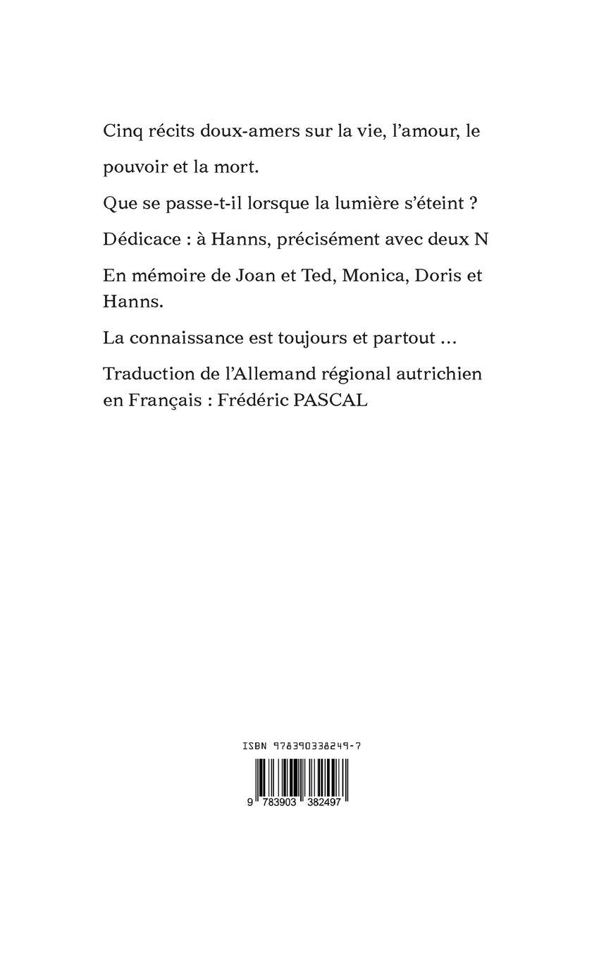 Rückseitencover Amour, Pouvoir et Mort