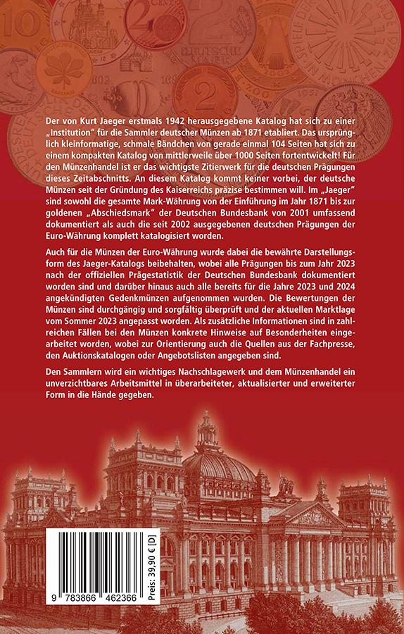 Rückseitencover Die deutschen Münzen seit 1871