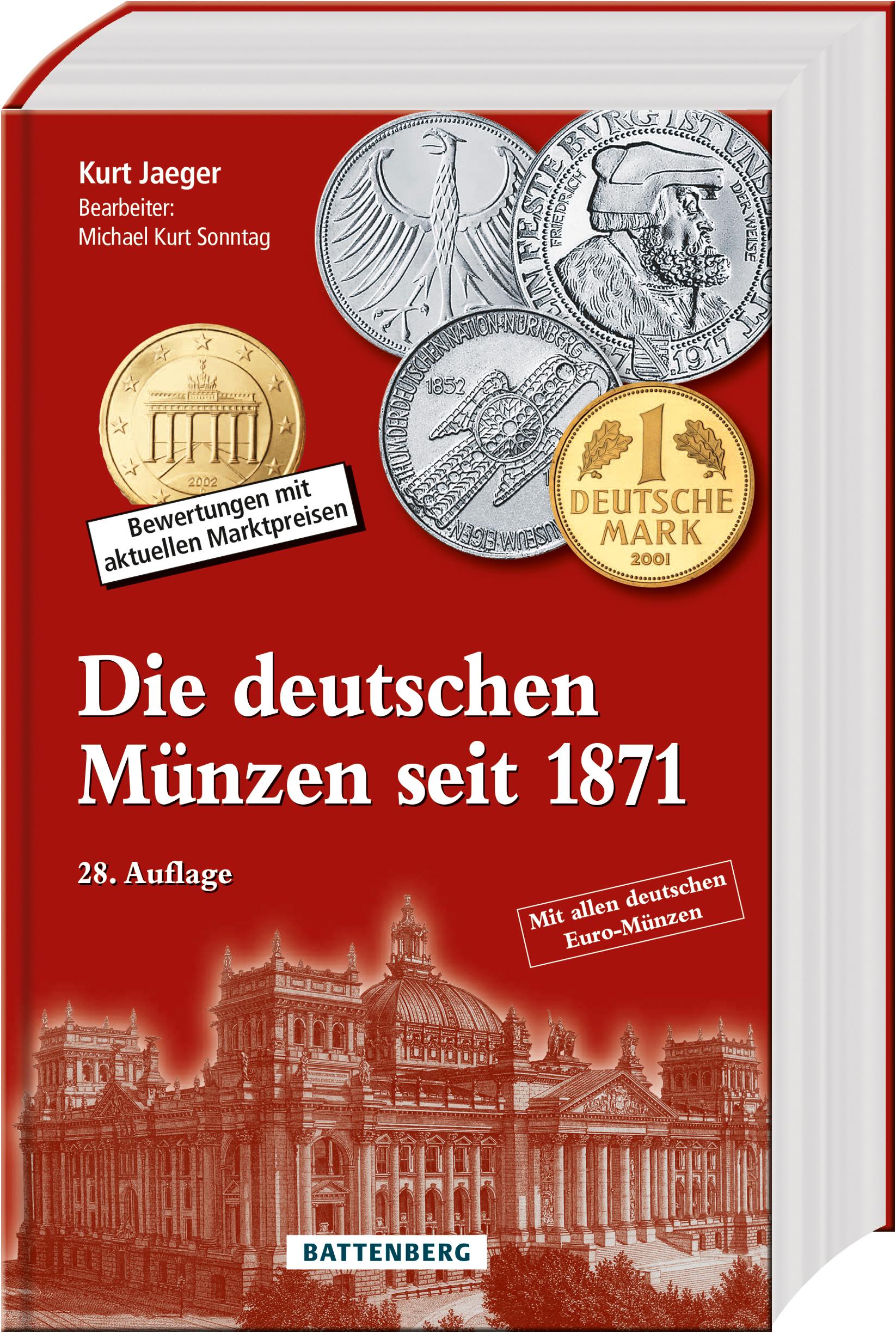 Vorderes Coverbild Die deutschen Münzen seit 1871