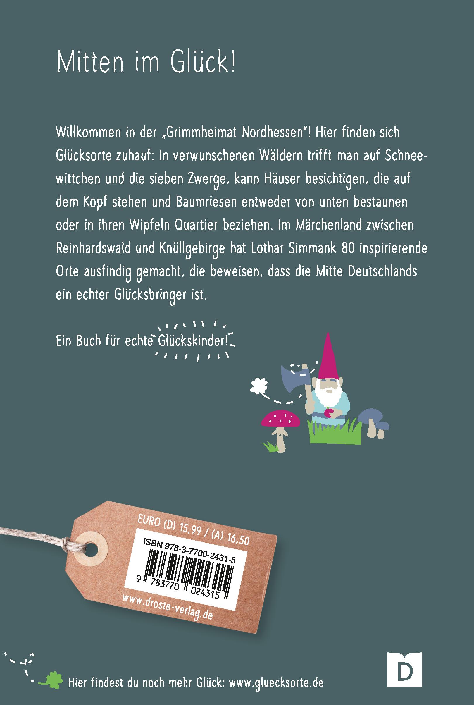 Rückseitencover Glücksorte in Nordhessen