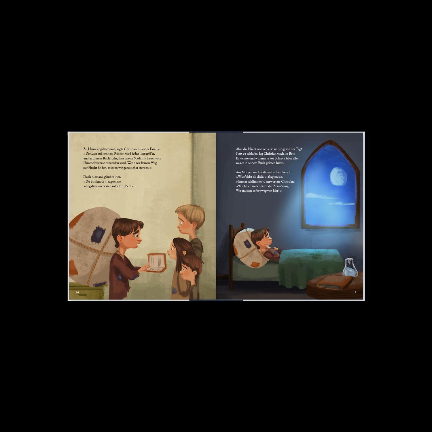 Beispielinhalt (Bild) Kleiner Pilger auf großer Reise (Teil 1)