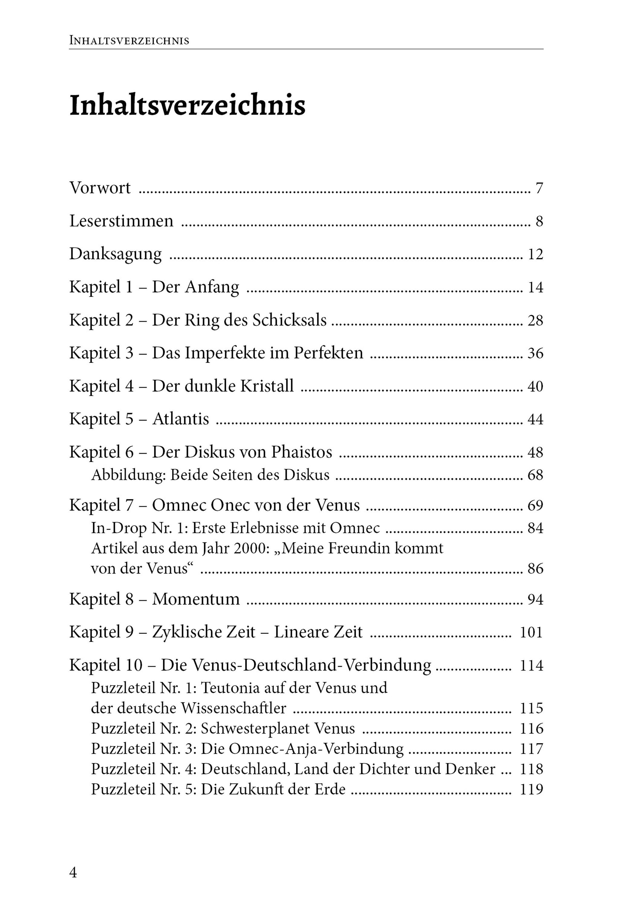 Beispielinhalt (Bild) Venus und ich