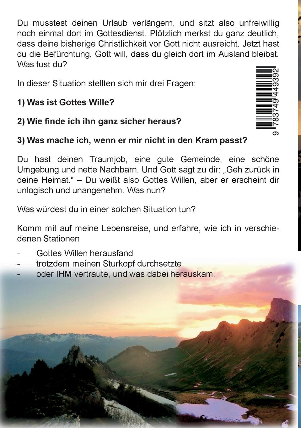 Rückseitencover Gott braucht auch Sturköpfe