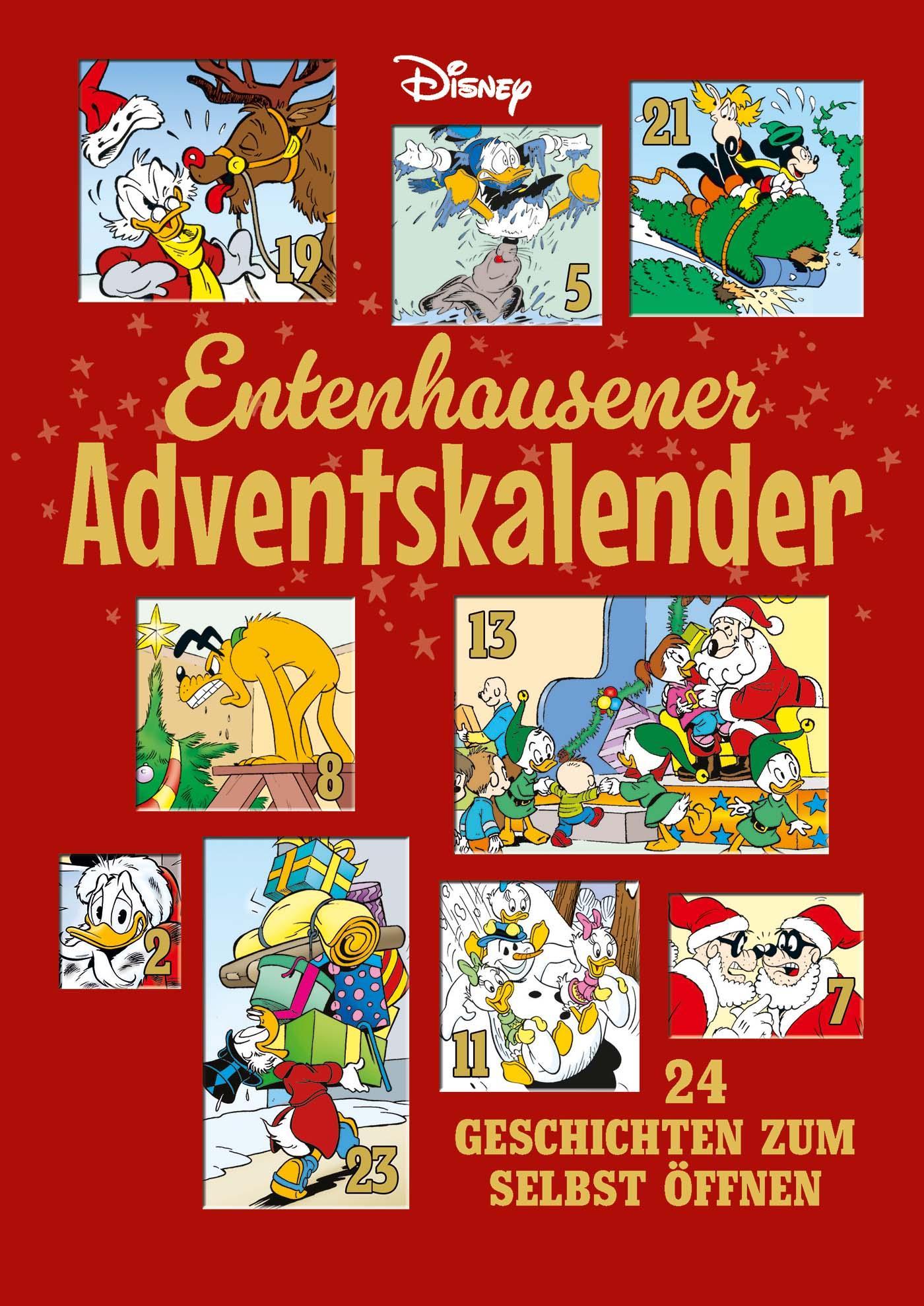 Vorderes Coverbild Entenhausener Adventskalender