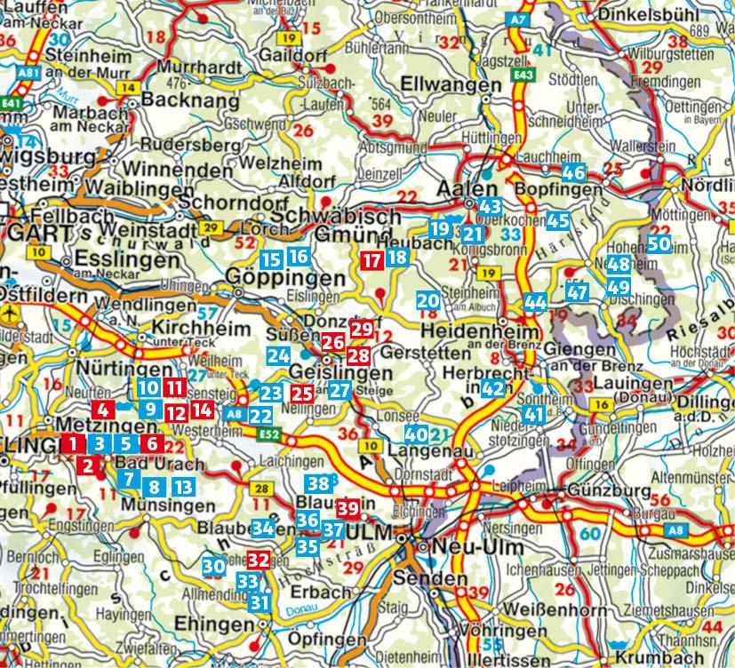 Beispielinhalt (Bild) Schwäbische Alb Ost