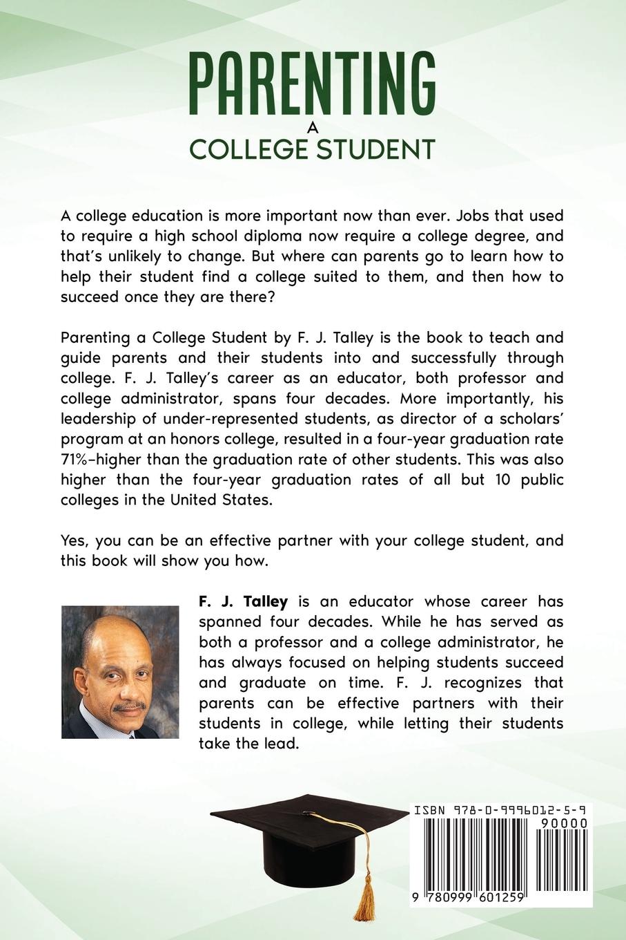 Rückseitencover Parenting a College Student