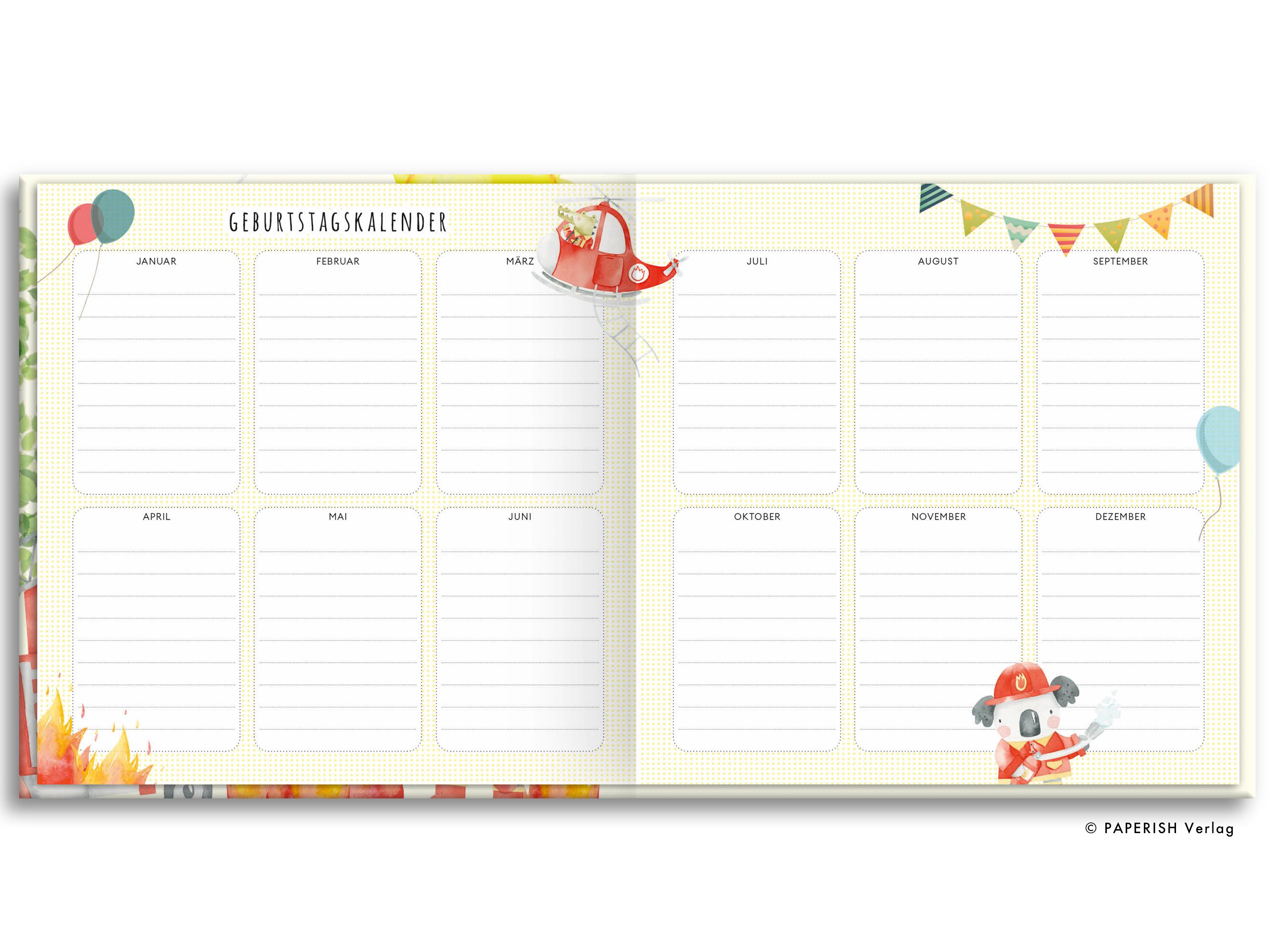 Beispielinhalt (Bild) Kindergartenfreunde - FEUERWEHR