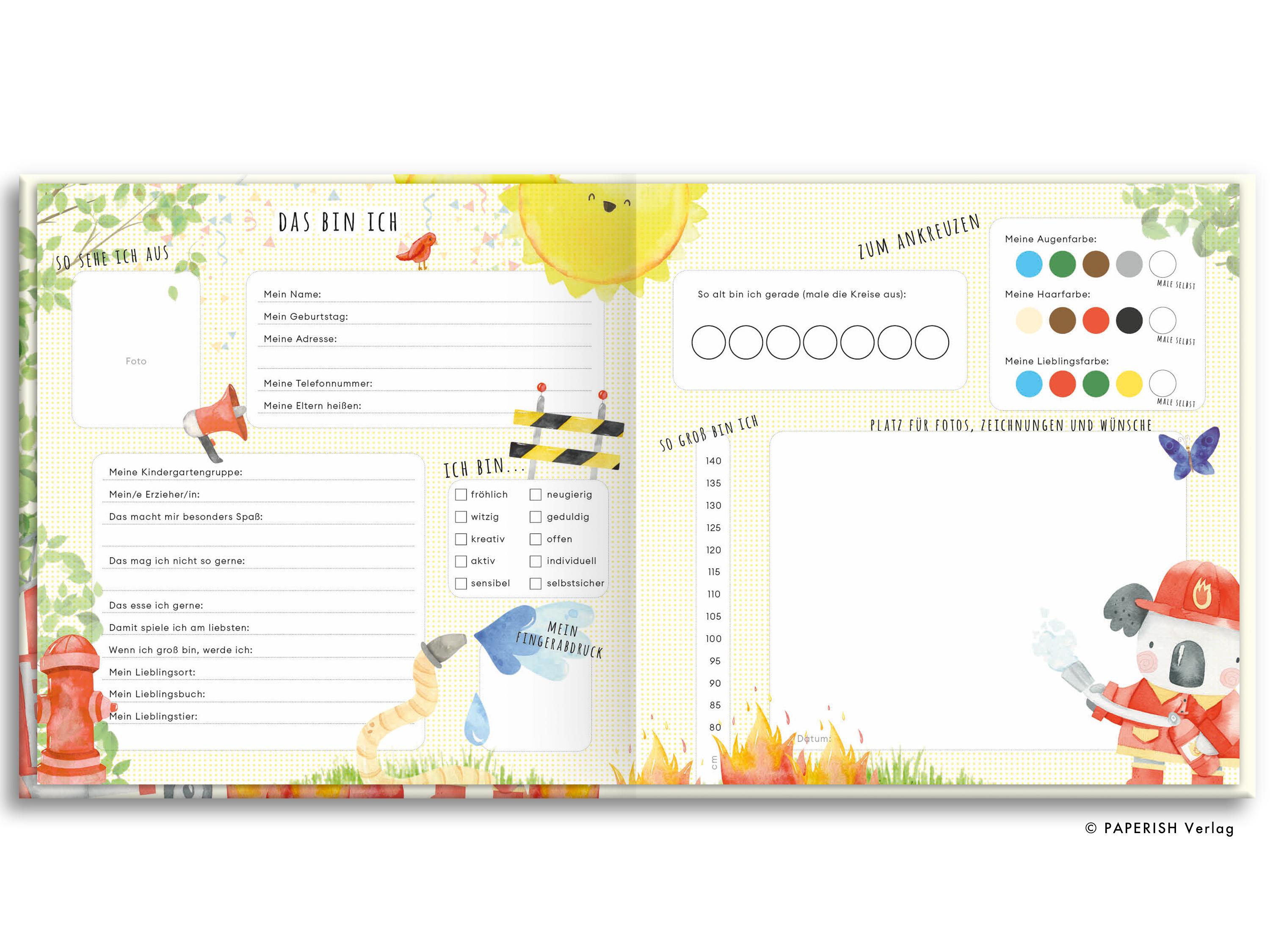 Beispielinhalt (Bild) Kindergartenfreunde - FEUERWEHR