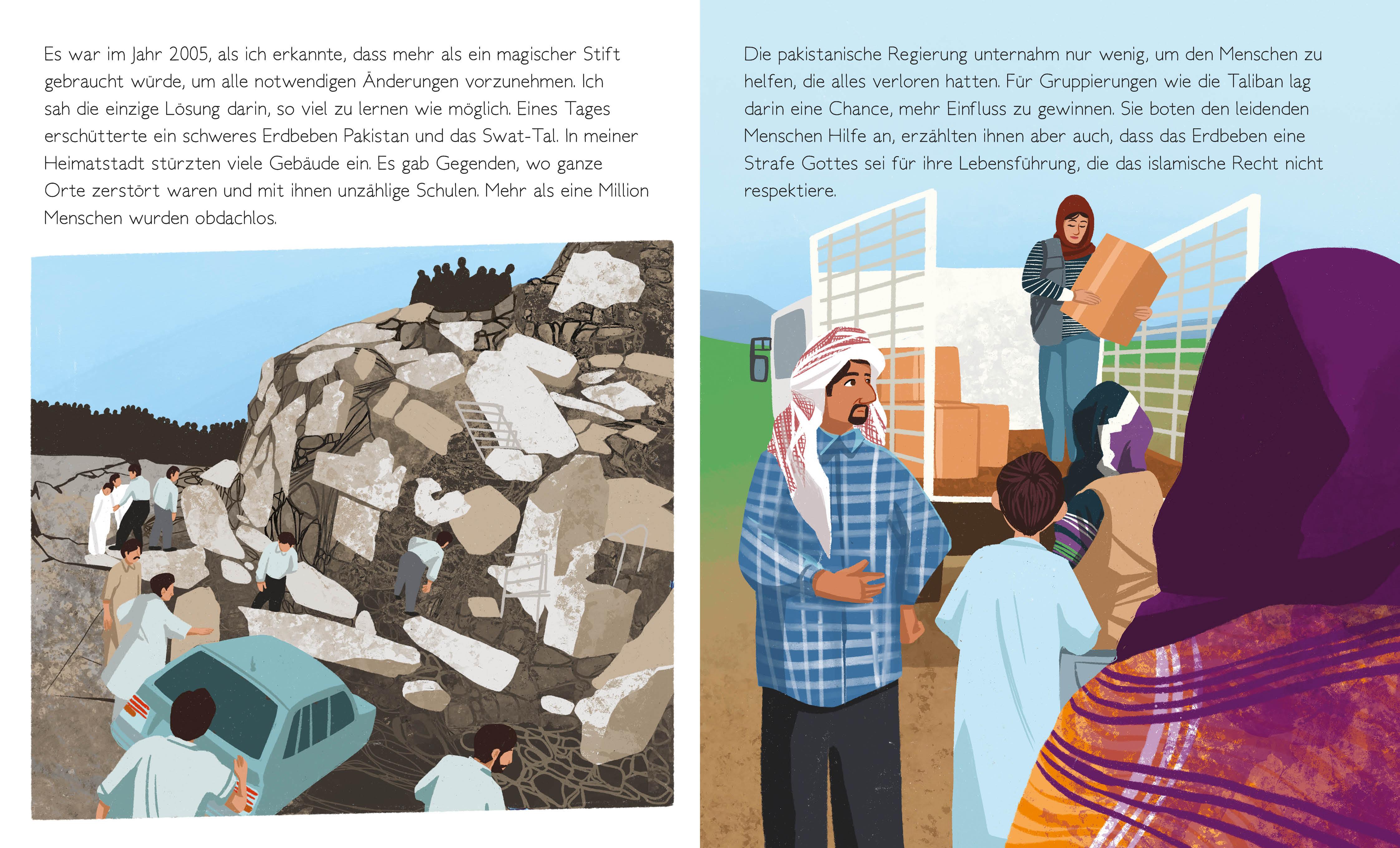 Beispielinhalt (Bild) Malala Yousafzai. Total Genial!