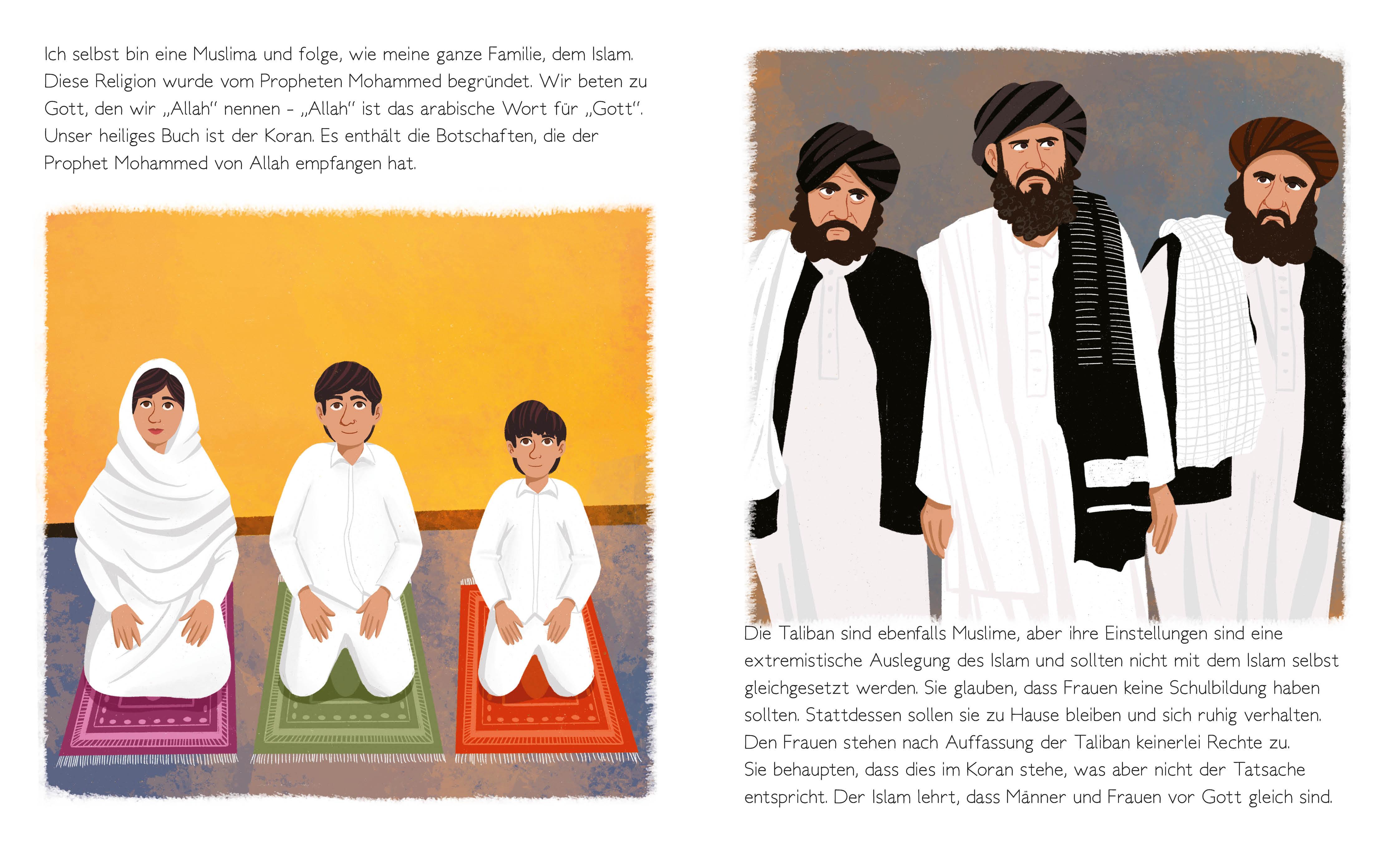 Beispielinhalt (Bild) Malala Yousafzai. Total Genial!