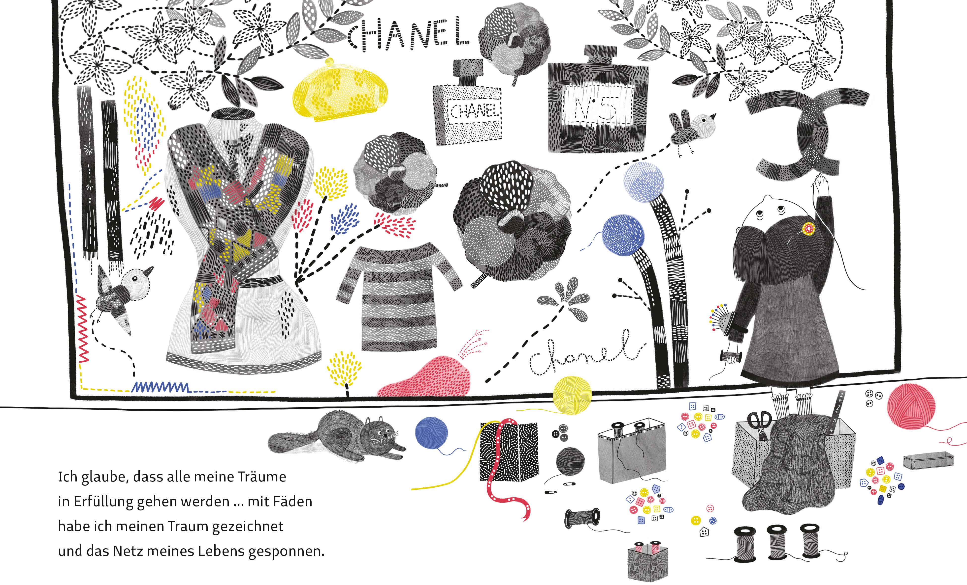 Beispielinhalt (Bild) Als ich klein war... Coco Chanel