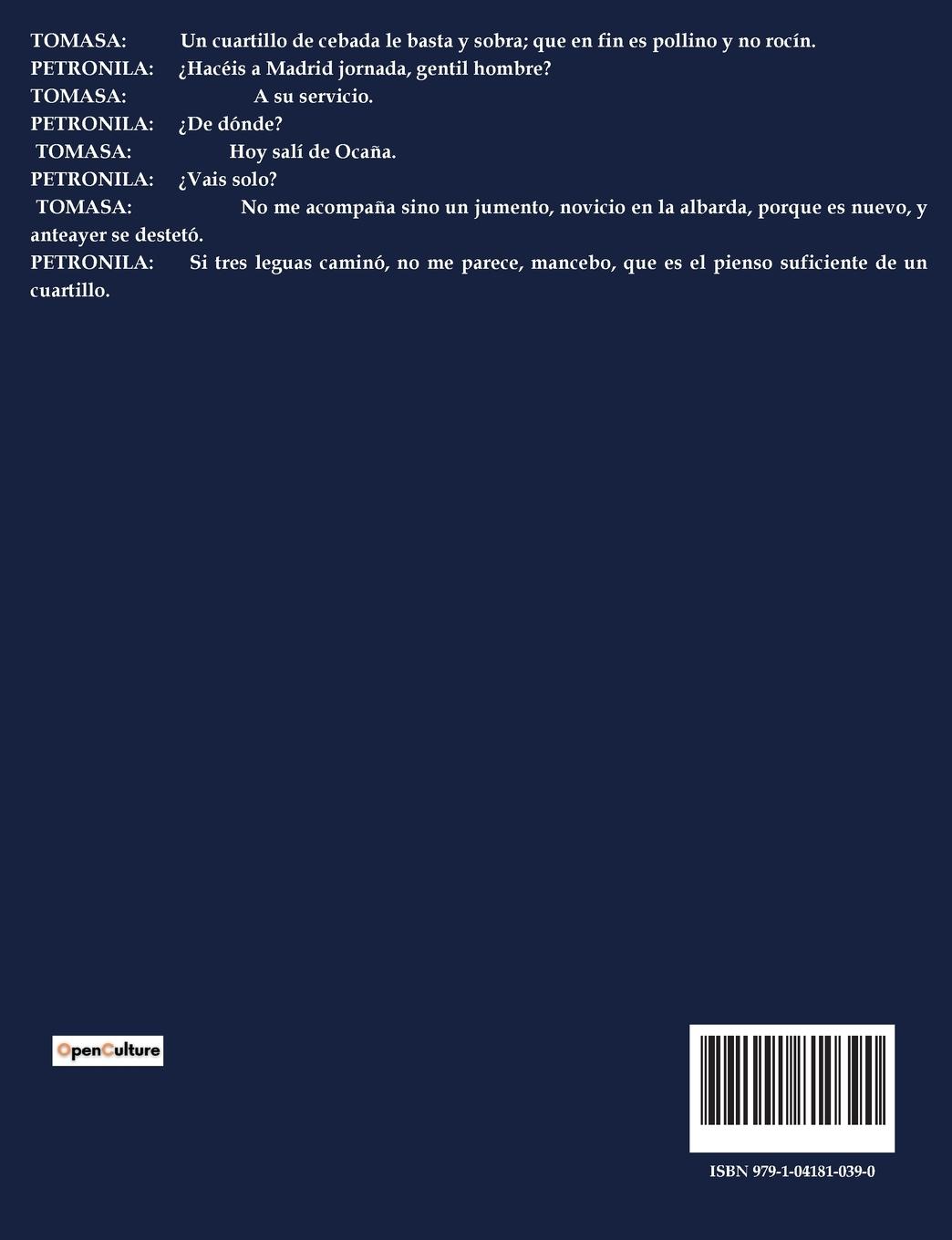 Rückseitencover LA HUERTA DE JUAN FERNÁNDEZ