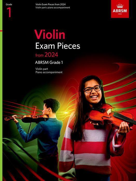 Vorderes Coverbild Violin Exam Pieces from 2024, ABRSM Grade 1, Violin Part & Piano Accompaniment
