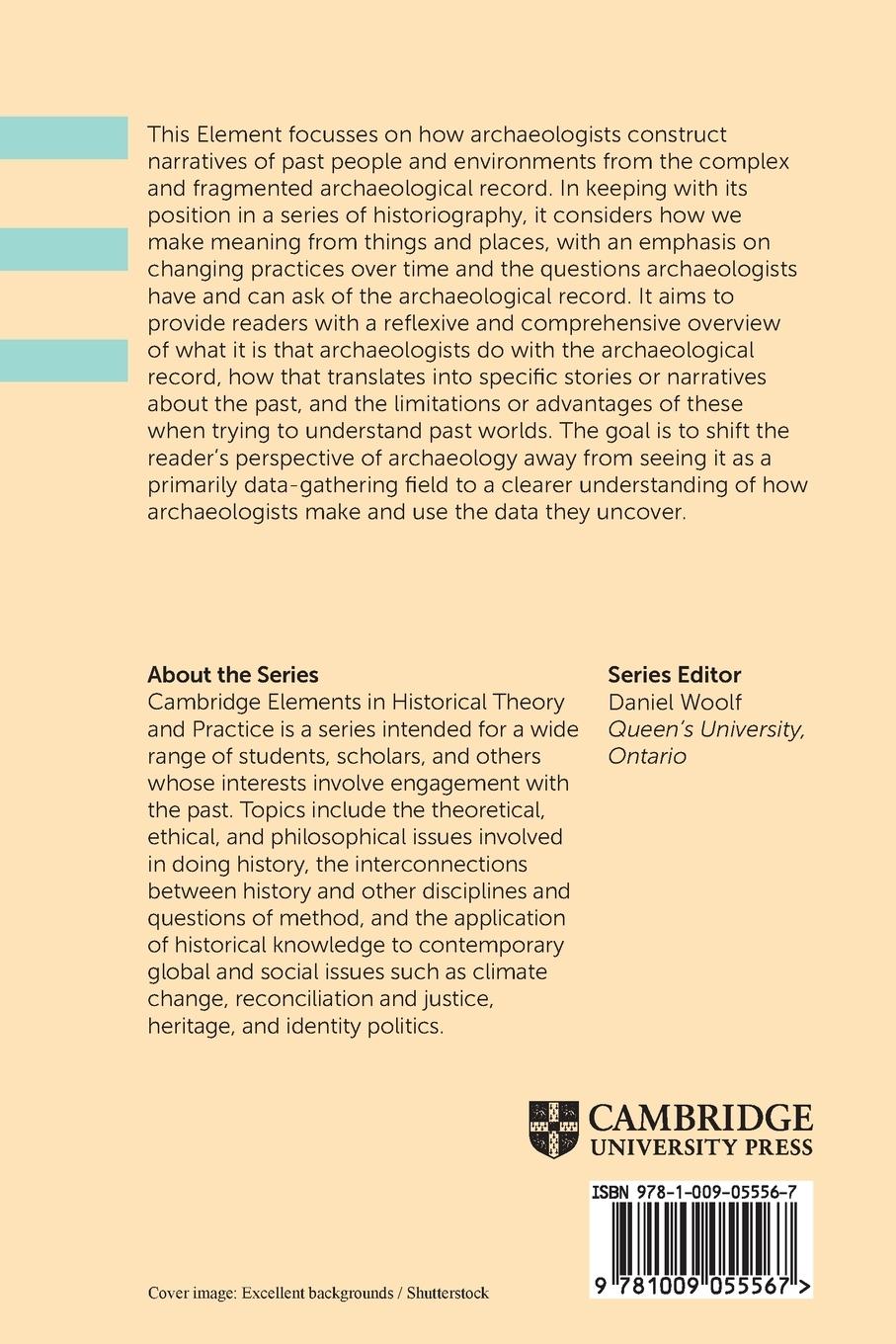 Rückseitencover Archaeology as History