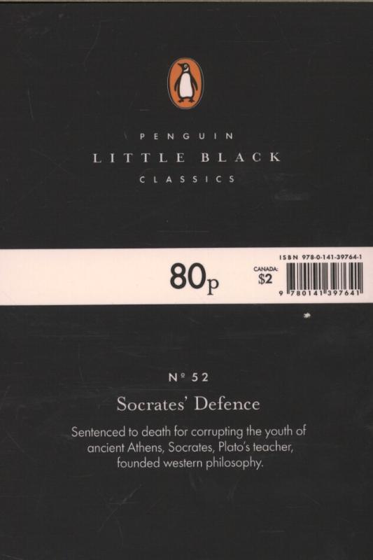 Rückseitencover Socrates' Defence
