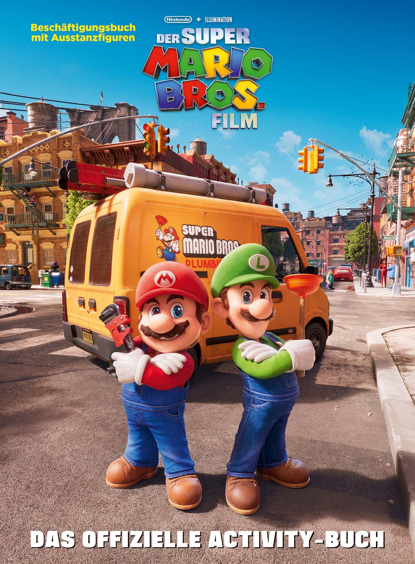 Vorderes Coverbild Der Super Mario Bros. Film - Offizielles Activity-Buch