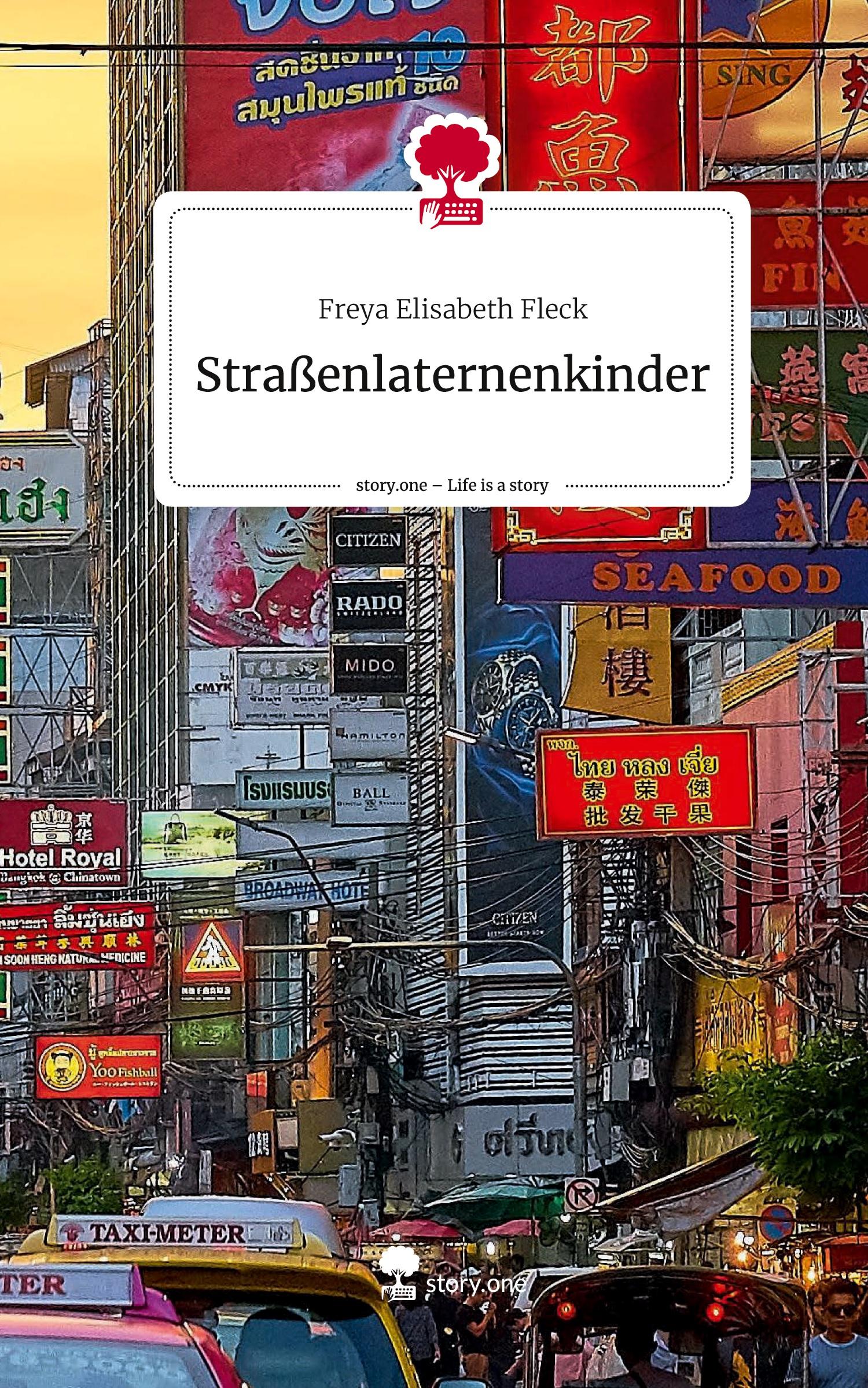 Vorderes Coverbild Straßenlaternenkinder. Life is a Story - story.one
