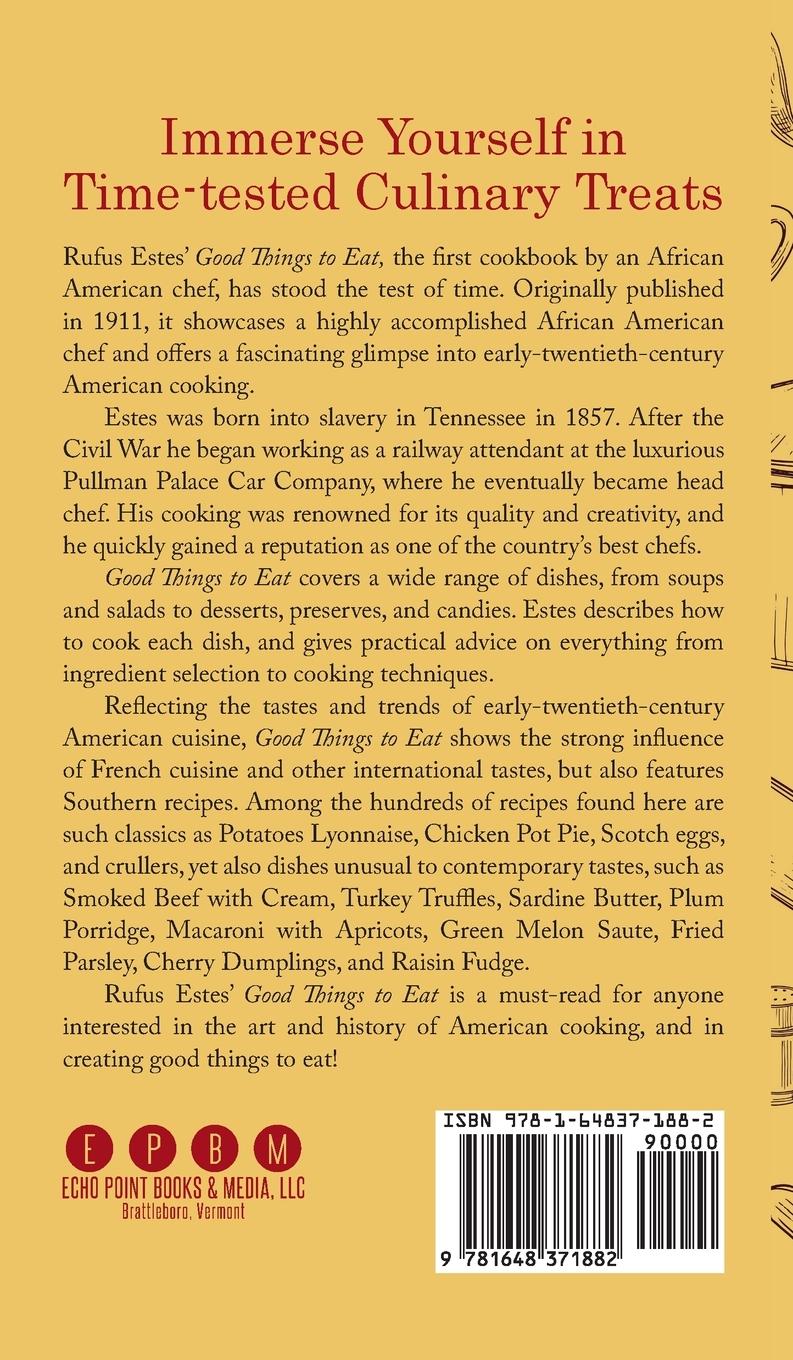 Rückseitencover Rufus Estes' Good Things to Eat