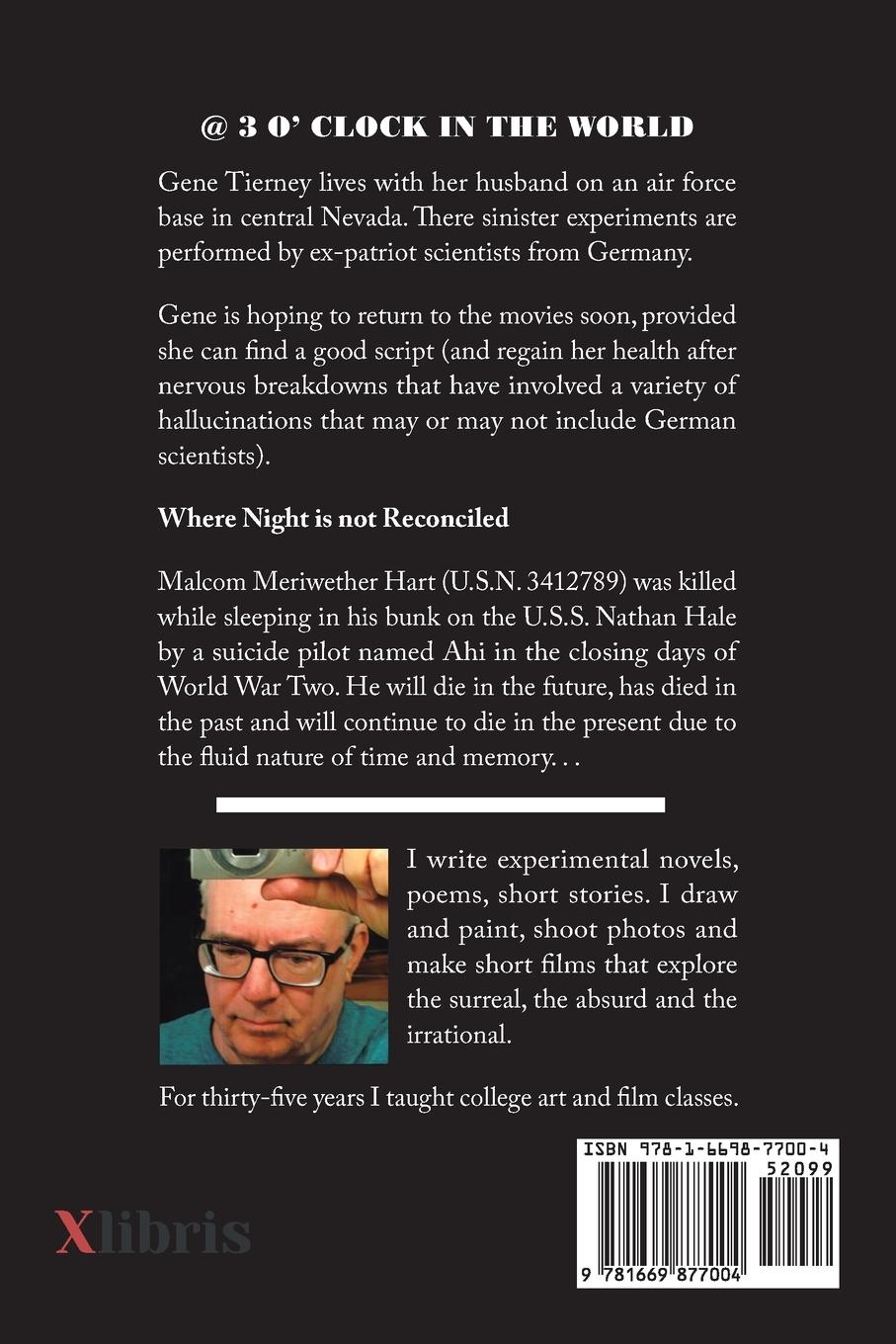 Rückseitencover @ Three O' Clock in the World