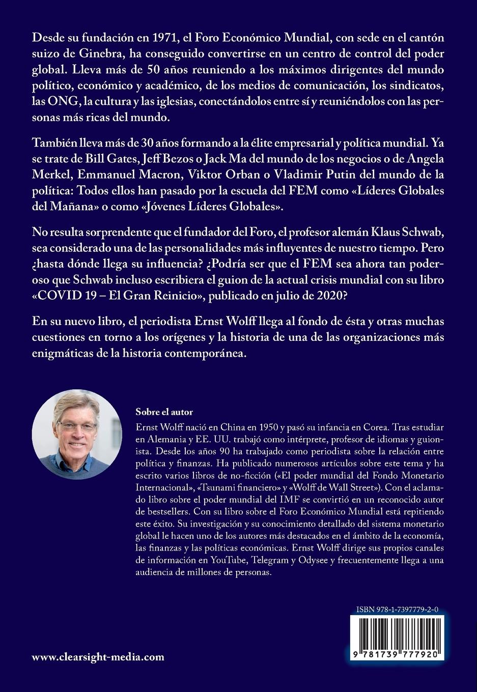 Rückseitencover Foro Económico Mundial