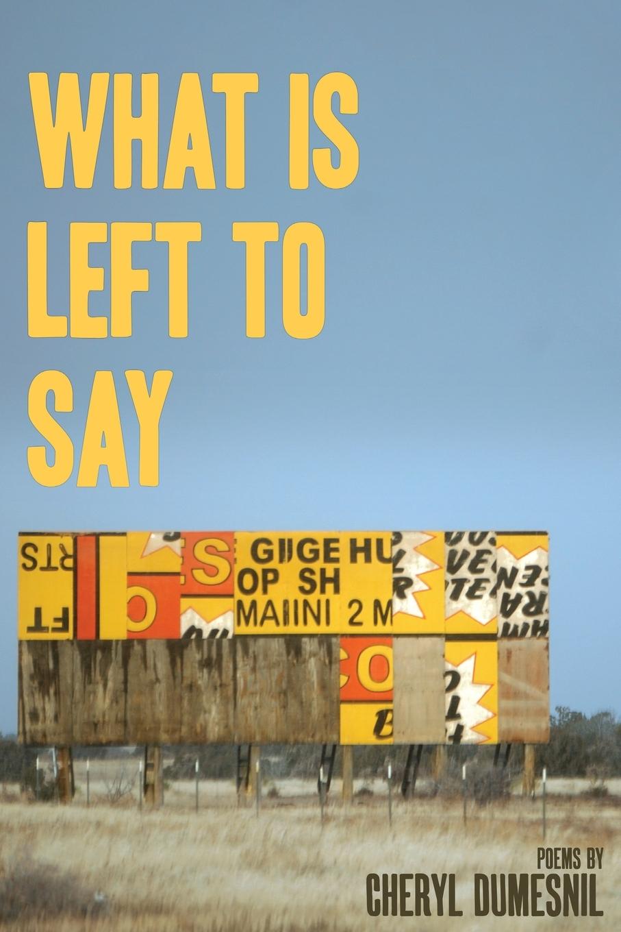Vorderes Coverbild What Is Left To Say