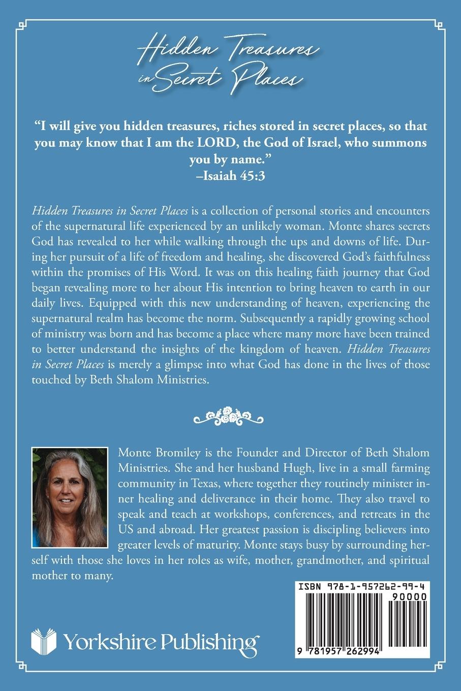 Rückseitencover Hidden Treasures in Secret Places