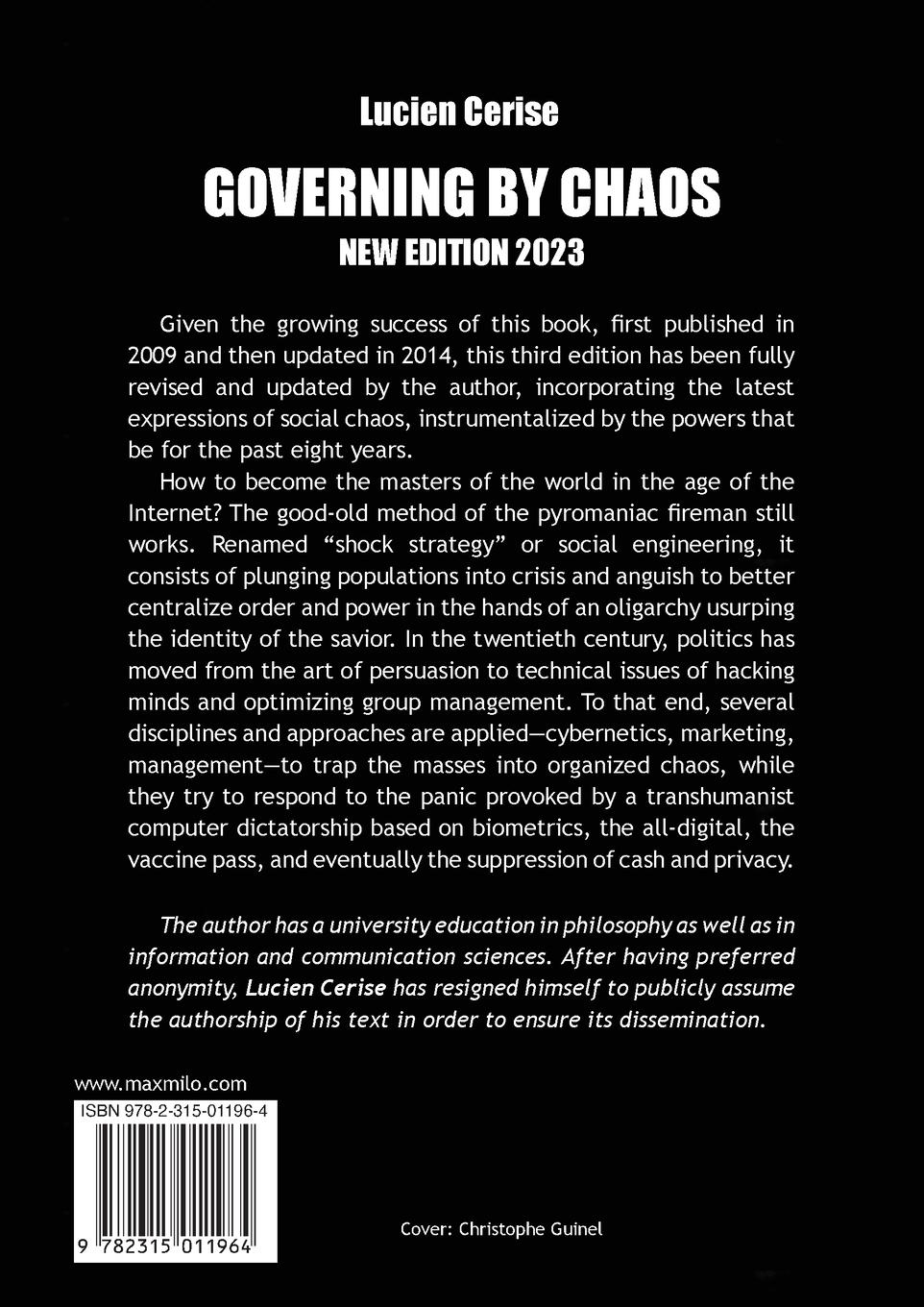 Rückseitencover Governing by chaos