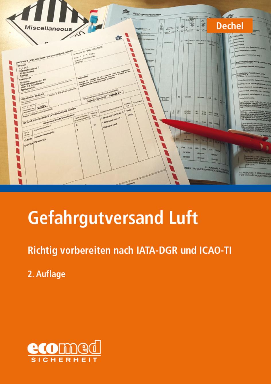Vorderes Coverbild Gefahrgutversand Luft