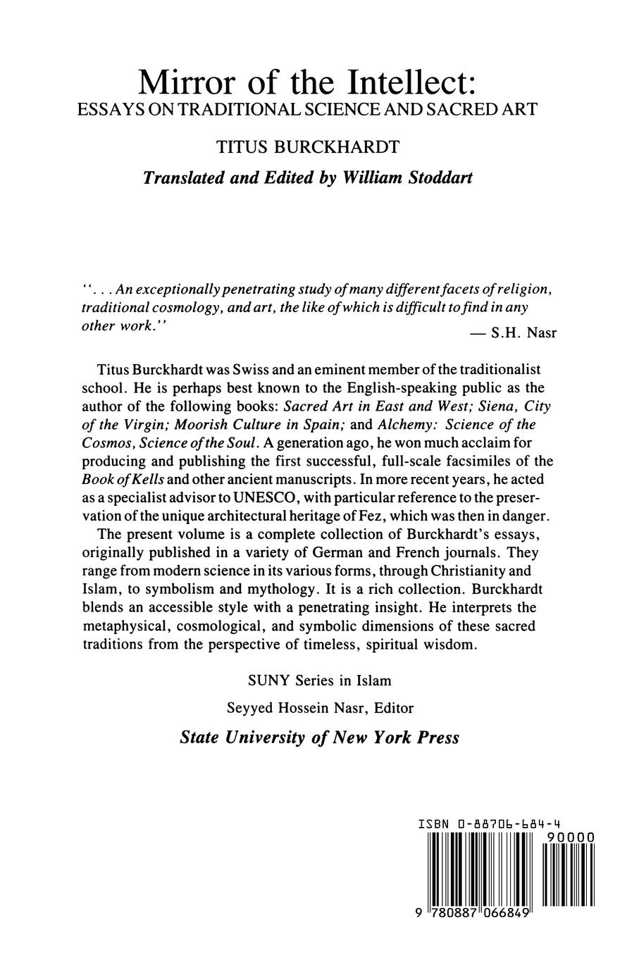 Rückseitencover Mirror of the Intellect