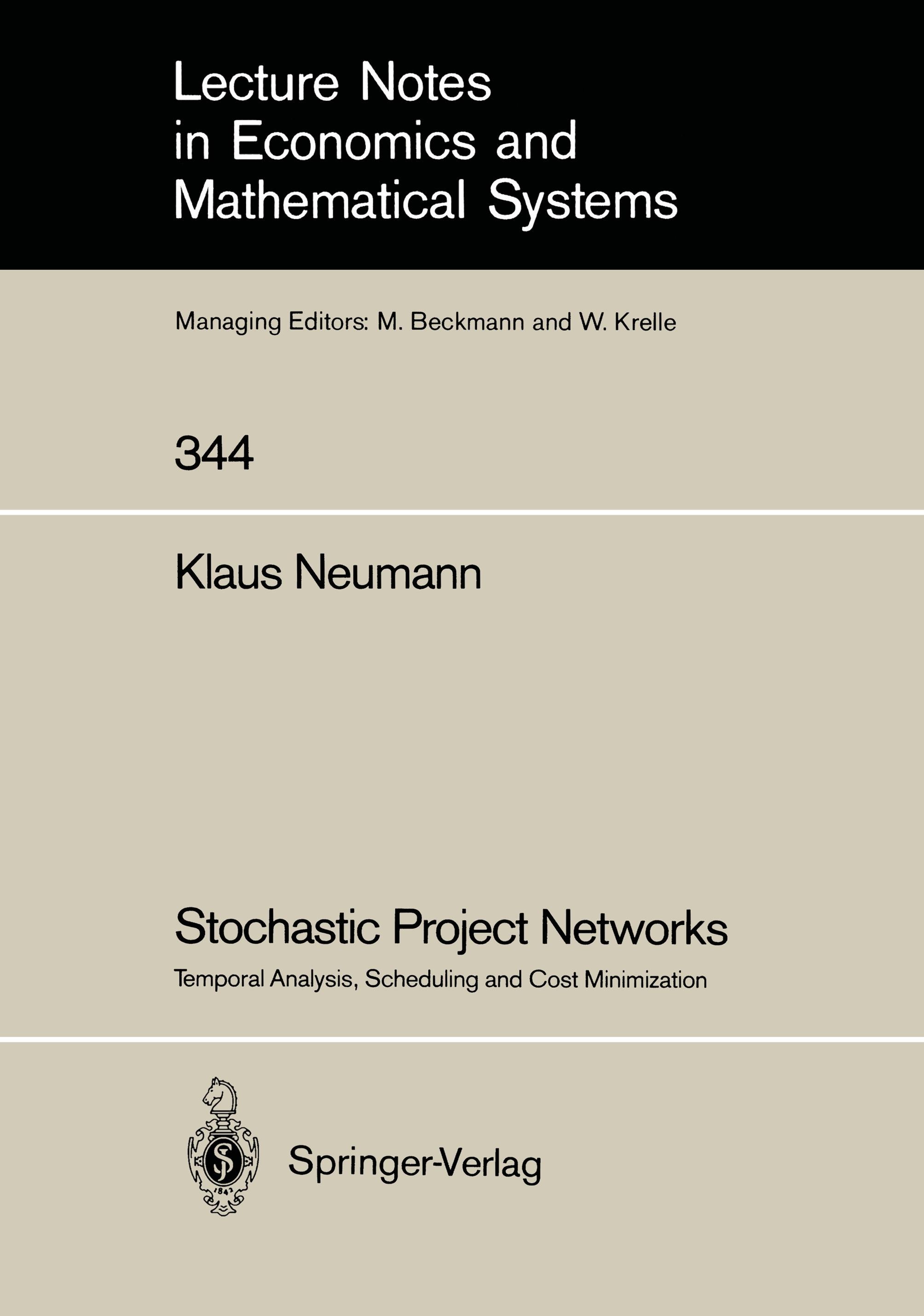 Vorderes Coverbild Stochastic Project Networks