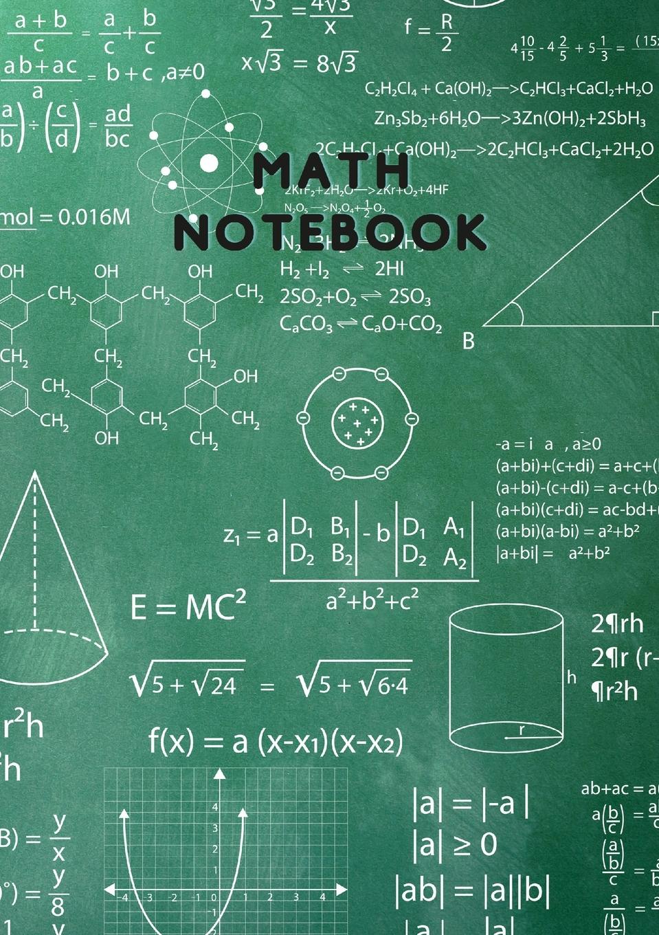 Vorderes Coverbild Math Notebook